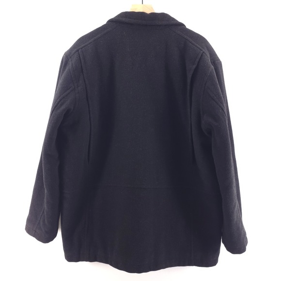 Marc New York Mens Wool Blend Quilted Lined Full Zip Jacket Large Black - Picture 4 of 13